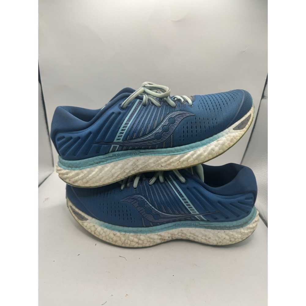 Saucony Triumph 17 Size US 9 Women's Running Shoes S10546-25 Blue/Mint No Box
